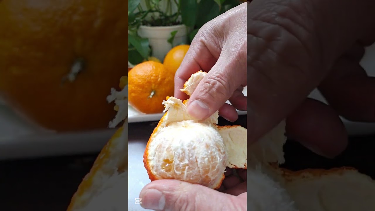 How to Peel Clementine 