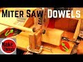 Make Dowels...On Your Miter Saw! // A Simple, Unique Method to Make Perfect Dowel Rods FAST!