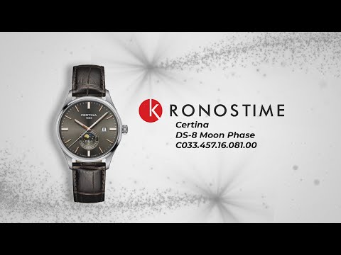 Certina DS-8 Moon Phase C033.457.16.081.00 обзор часов - KronosTime.RU