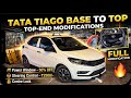  Tata Tiago XE Base to Top Modified With Price✅️ Tata Tiago Base Model Modification With Price