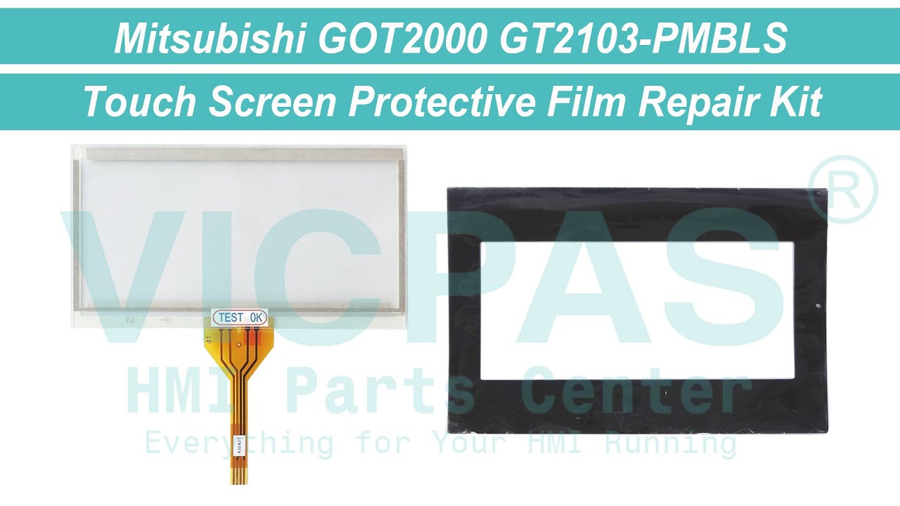 GT2103-PMBLS Mitsubishi GOT2000 Overlay Touch Repair - YouTube