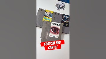 Custom NES Carts! 👾 #videogames #retrogaming #nintendo #collector #gaming #nostalgia #videogame