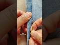 Basic process of sewing locks by hand