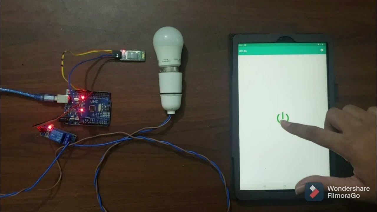 Bluetooth controlled AC bulb - Arduino Project - YouTube