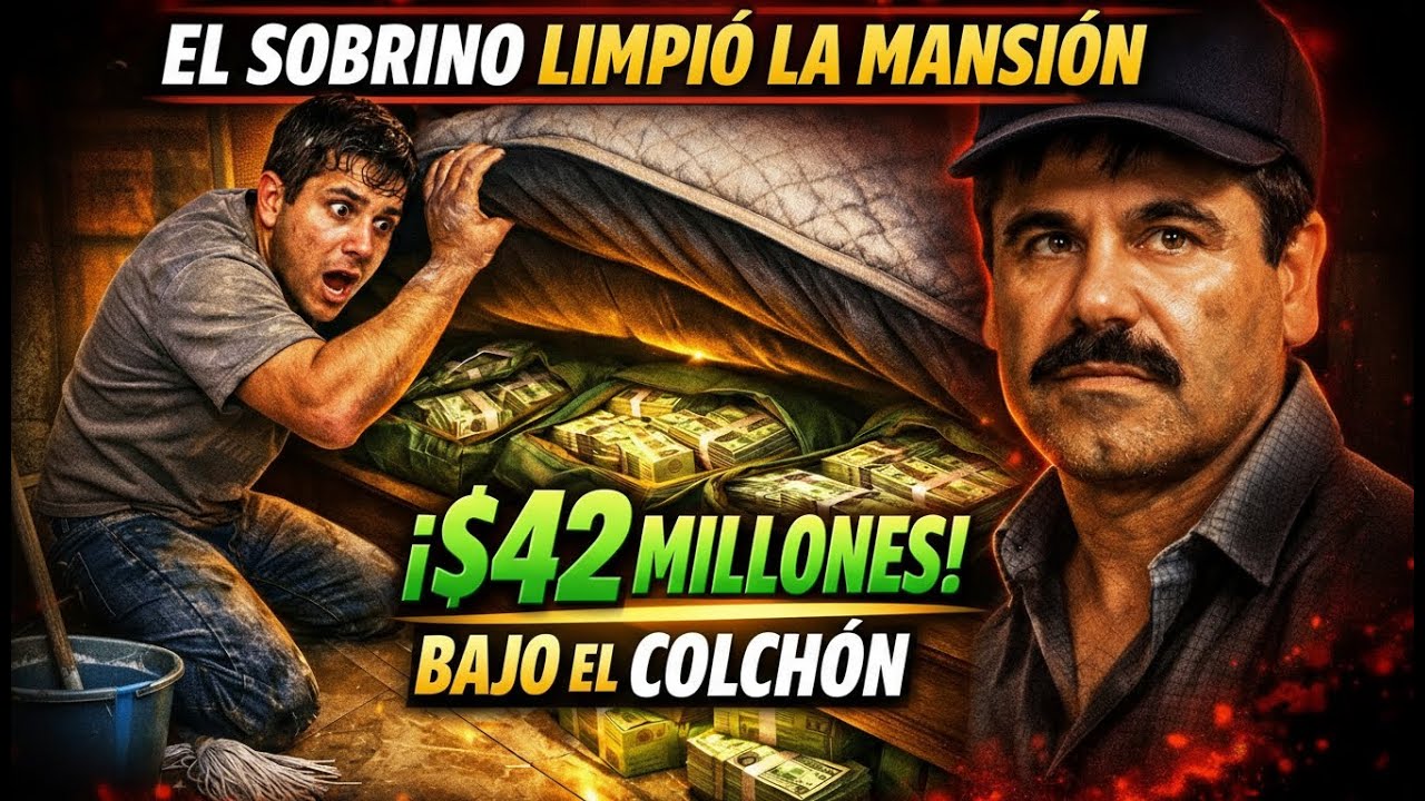 EL SOBRINO DEL CHAPO LIMPIÓ SU MANSIÓN — El Error De $42 Millones Bajo El Colchón