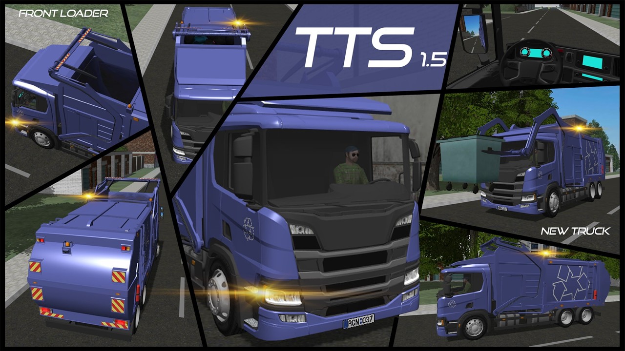 DAY 19 JADI SUPIR TRUCK SAMPAH - Trash Truck Simulator