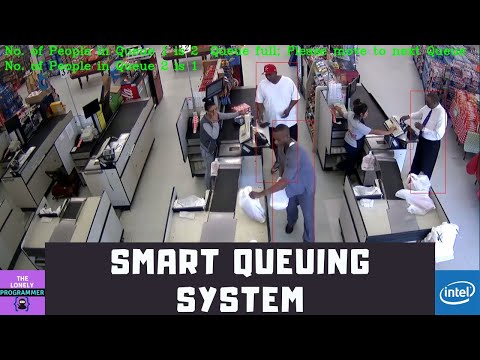 Smart Queuing System #objectdetection #intel