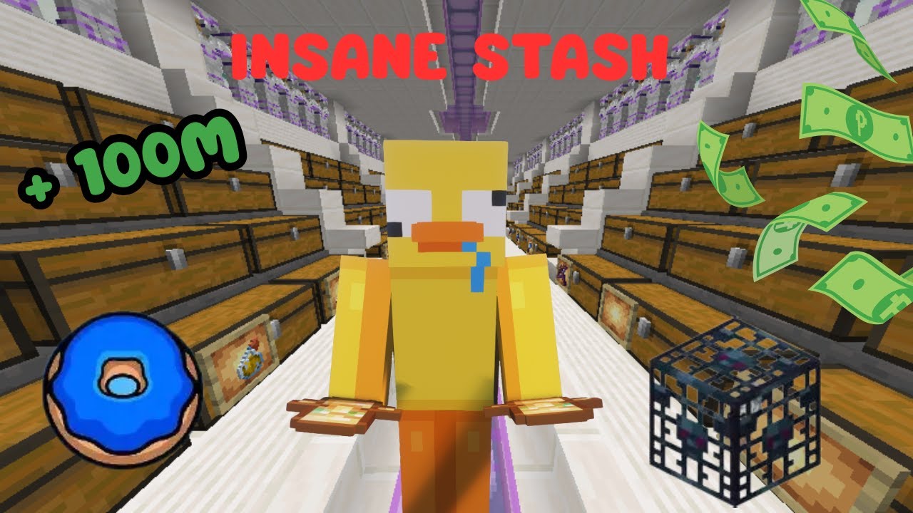 I RAIDED THE MOST STACKED STASH ON DONUT SMP!!!!