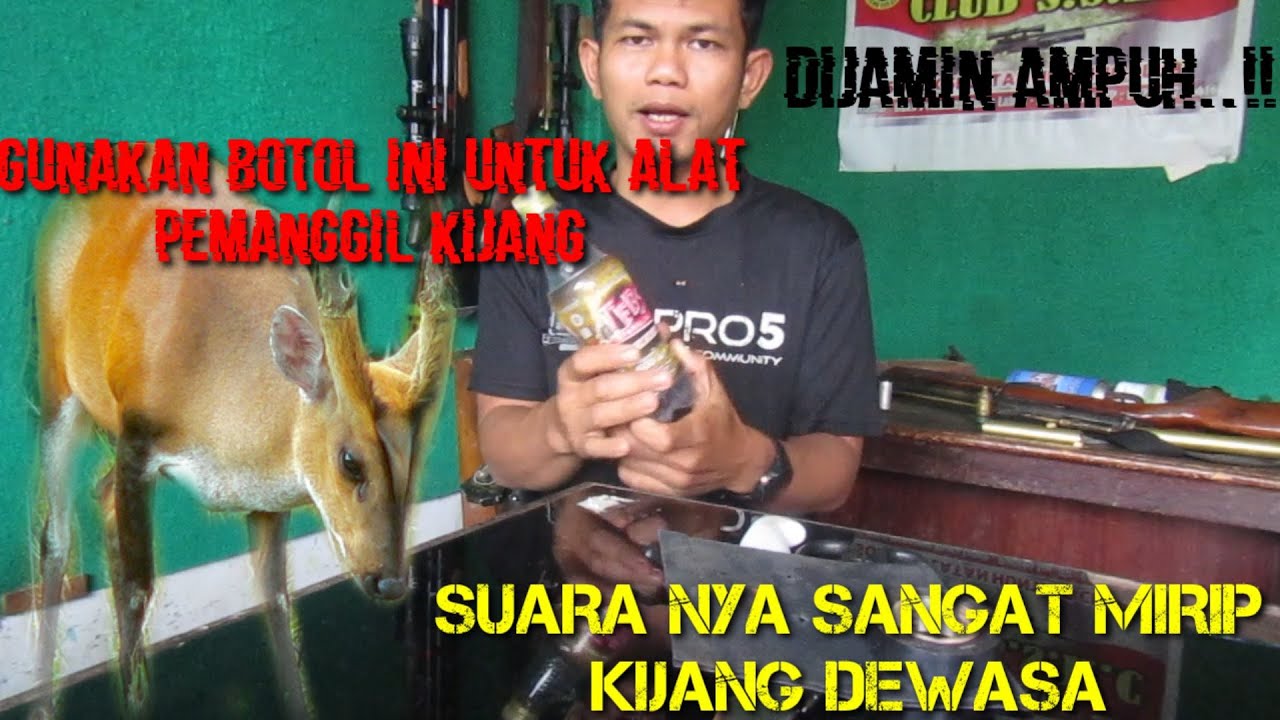 MEMBUAT PIKAT KIJANG DARI BOTOL INI BENAR BENAR MIRIP SUARA KIJANG DEWASA