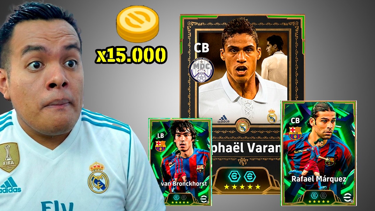 Recargue 15,000 Monedas para Fichar la Primera Carta Épica de VARANE