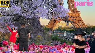 30 April 2025 PARIS 🇫🇷 FRANCE 4K HDR Walking Tour | Paris City Tour🥮 | La Tour EIFFEL Tower | Street