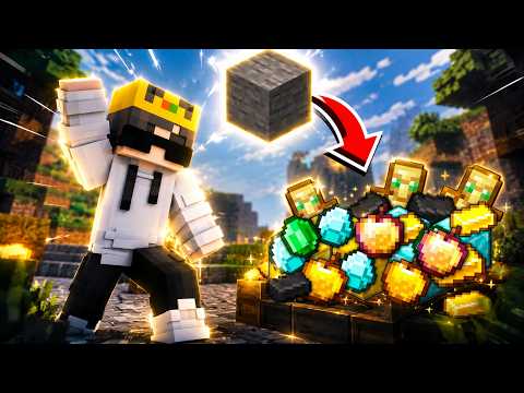 Minecraft,But Stone Drops Op Items