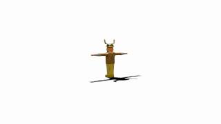 Blender low poly Viking charater