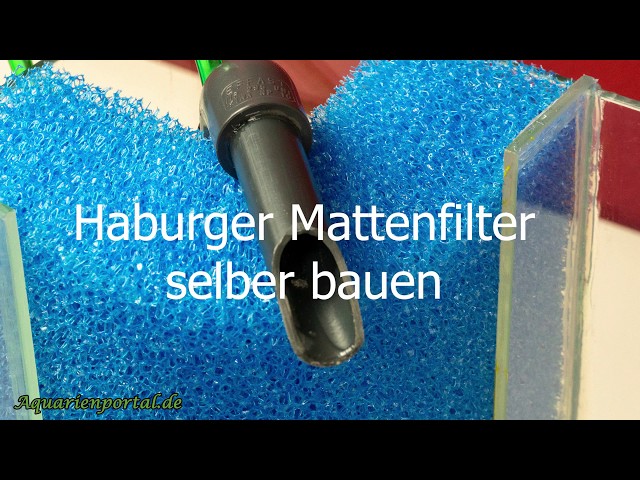 Aquarium - HMF - Hamburger Mattenfilter Eigenbau