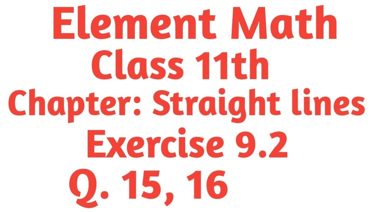 Class 11th Math chapter 9 exercise 9.2 Q.15,16 - YouTube