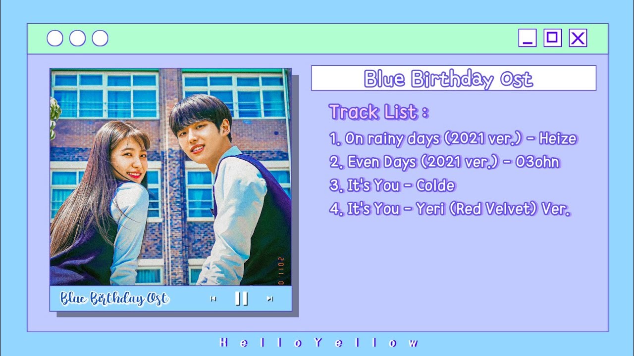 Blue Birthday Full Ost (블루버스데이 오리지널 사운드 트랙