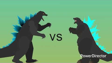 Godzilla in Hell vs Godzilla minus one Stick Nodes Animation 