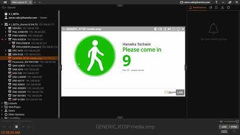 Occupancy Monitoring Application Integration with Wisenet WAVE VMS