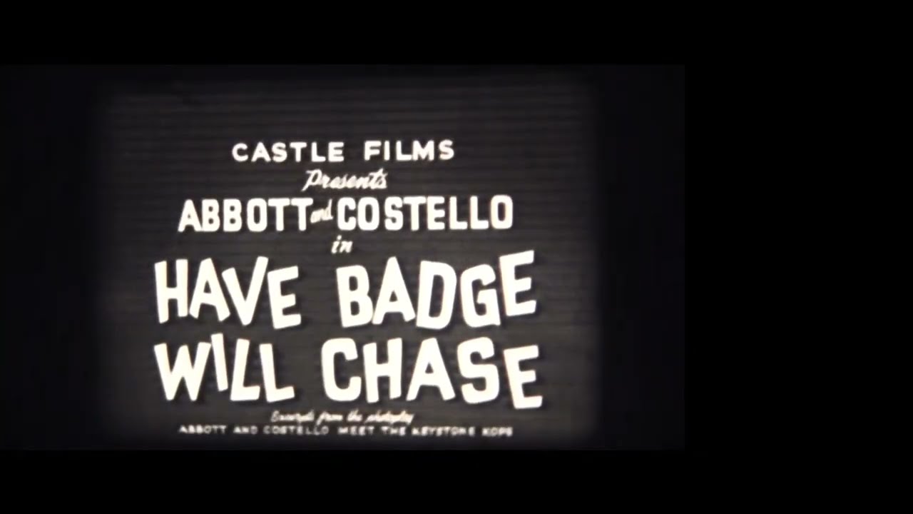 Abbott and Costello 8mm Silent Short: 