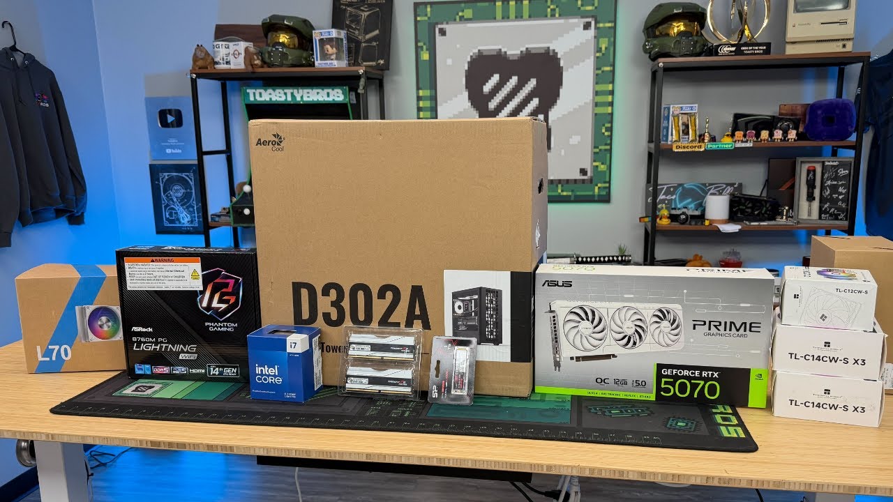 RTX 3070 + i5 12600KF Gaming PC Build - !pcbros