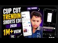 CUP CUT TRENDING SHORTS EDIT 2026 🔥| VIRAL SCREENSHOT EDIT TUTORIAL | 1M+ VIEW STYLE #avnishpatel01