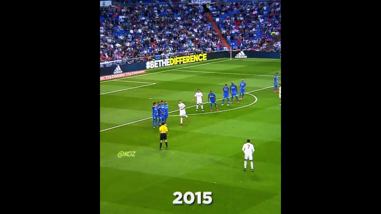 Cristiano Ronaldo Free Kick Evolution 2007 2023 