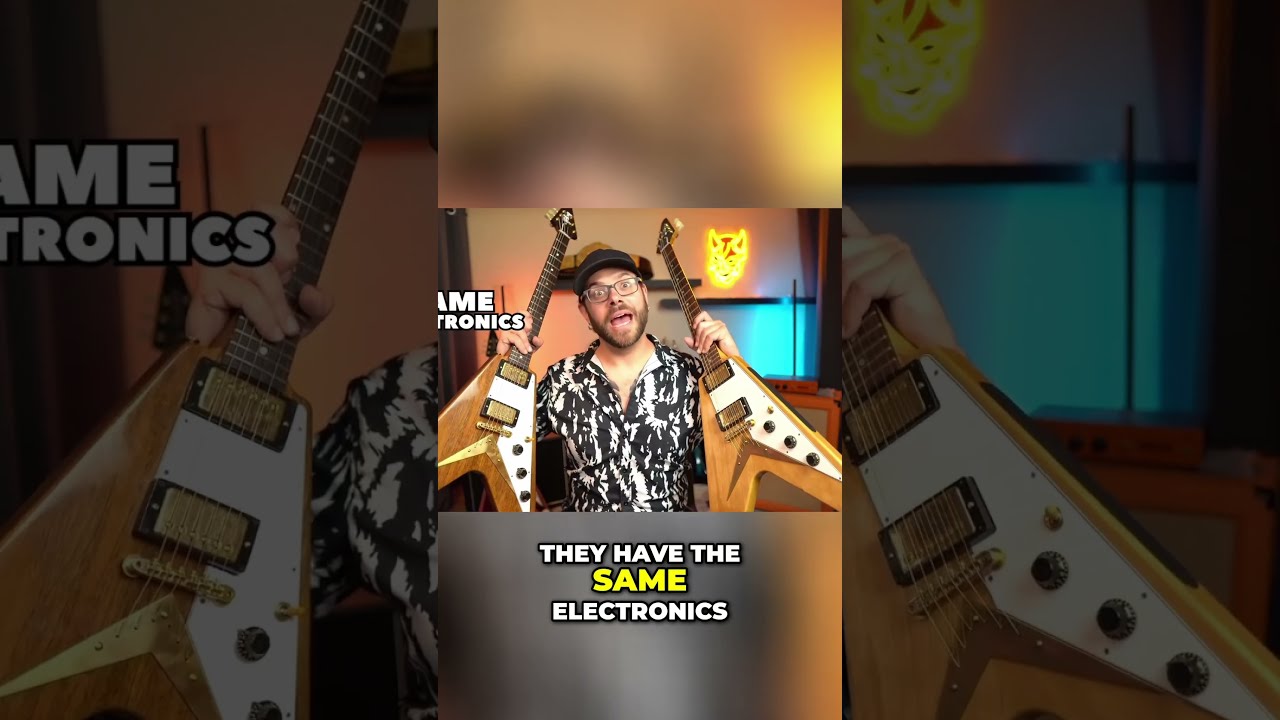 $10K Gibson vs $5.6K Gibson—Same Guitar? #gibson #flyingv #guitarcomparison