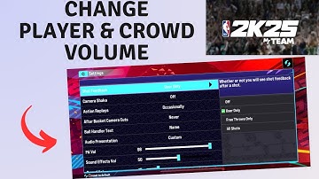 How to change Player & Crowd Volume in NBA 2K25 MyTEAM Mobile