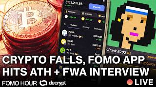 Crypto Falls Ahead of FOMC, FOMO App Hits All Time Highs, FWA Interview with Rhynotic