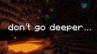 Dark Echoes Beneath | 2h of Cozy Cave Ambience & Horror Sounds (Minecraft)