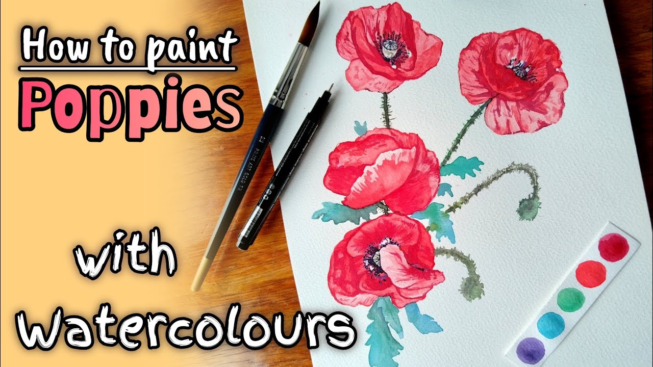 Watercolor tutorial for beginners - A Step by Step guide 🖌 - YouTube