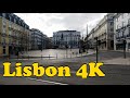 Walk around Lisbon Portugal 4K. Miradouro de São Pedro de Alcântara - Praça da Figueira.