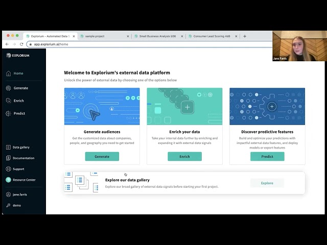 Explorium Generate Audiences Demo