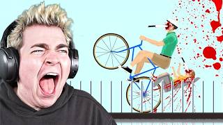 Playing HAPPY WHEELS for the first time..