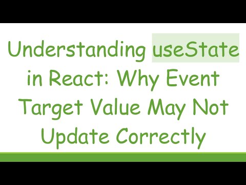 Understanding useState in