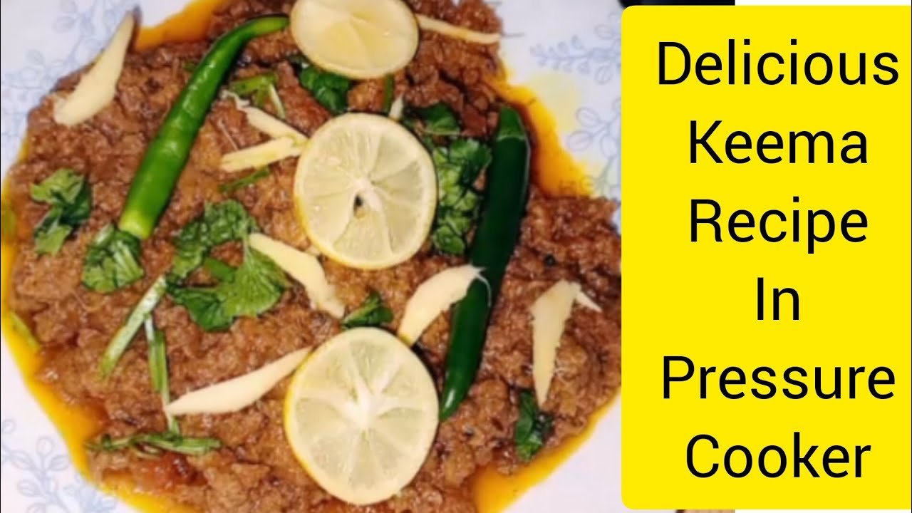 Delicious Keema Recipe In Pressure Cooker/Instant Recipe 😋 YouTube