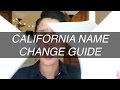 HOW TO LEGALLY CHANGE YOUR NAME IN CALIFORNIA (PRO PER) [CC]