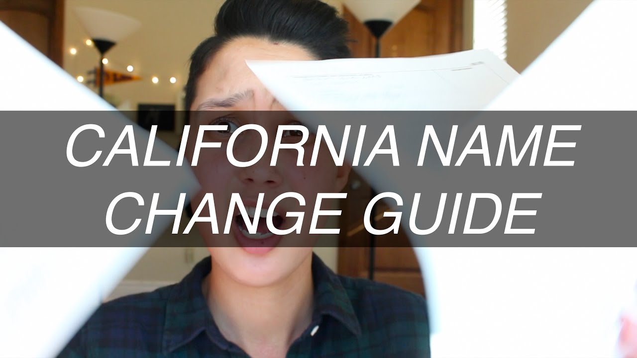 How To Change Your Name In Santa Clara County