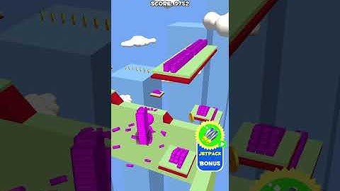 Stair Run Gameplay IOS ANDROID #shorts 43