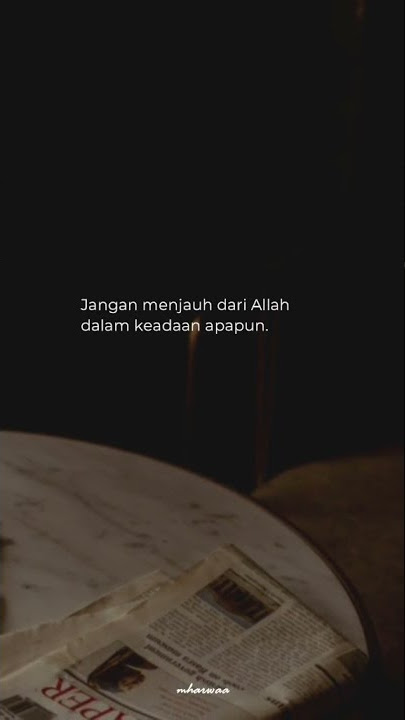 story wa 30 detik tasmauni robbah