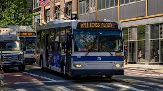 (RARE) MTA NYCT #7011 on the B41 Limited to Kings Plaza (+ Ride)
