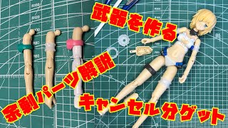 フレームアームズ・ガール フレズヴェルク＝アーテル サマーバケーションVer.の武器を作る！余剰パーツはどれ？キャンセル分の放出はいつ？