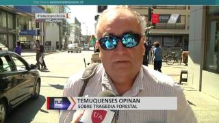 Región de la Araucanía en alerta amarilla por incendios