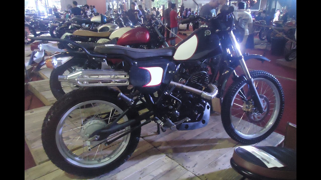 Modifikasi Yamaha Byson Custom Tracker Trail Retro YouTube