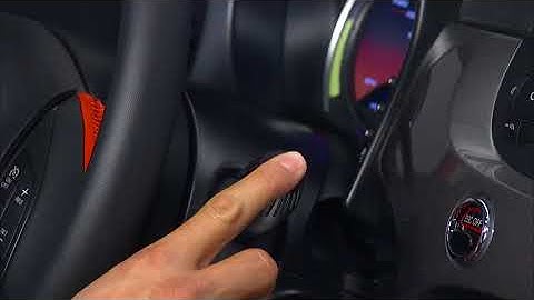 Trip Button - How to reset the trip button and switch the odometer on 2018 Fiat 500e