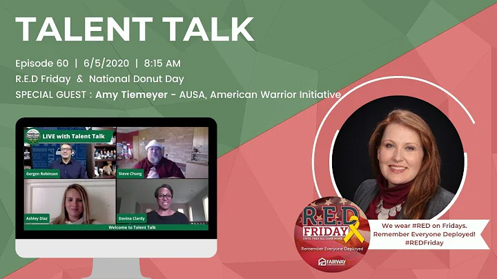 Talent Talk | Episode 60 | RED Friday - Guest: Amy...