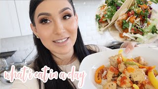 WHAT I EAT IN A DAY (REALISTIC & COUNTING MACROS)