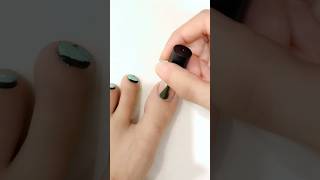 Easy nail art on foot #nails #nailart #shorts #nailpaint #naildesign