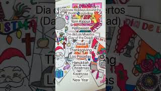 Holidays Around the World Bulletin Board | Creative Bulletin Board Ideas #shorts #classroomdecor