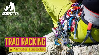 Climbing how to: How to rack your trad gear, my way at least. 2 Minute Tuesday!